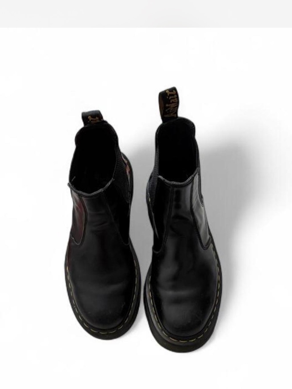 Dr. Marten platform Black quadC 2976 Platform Boots - Women's - Picture 7 of 8